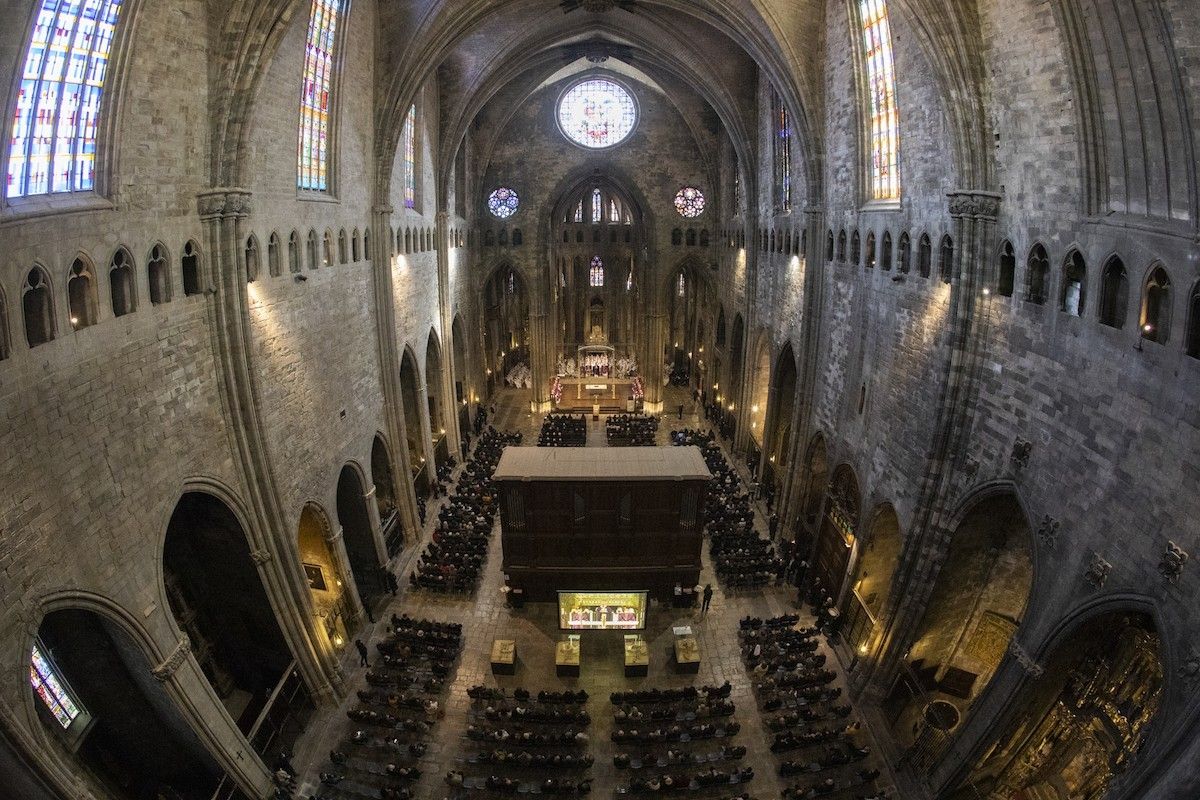 El darrer bisbe de Girona, Francesc Pardo, va ser enterrat a la Catedral de Girona