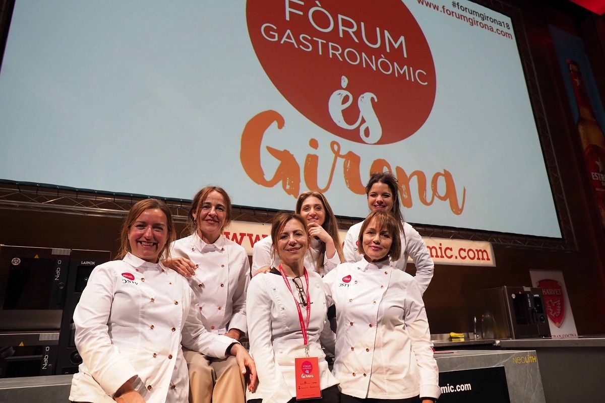 Dones cuineres al Fòrum Gastronòmic Girona