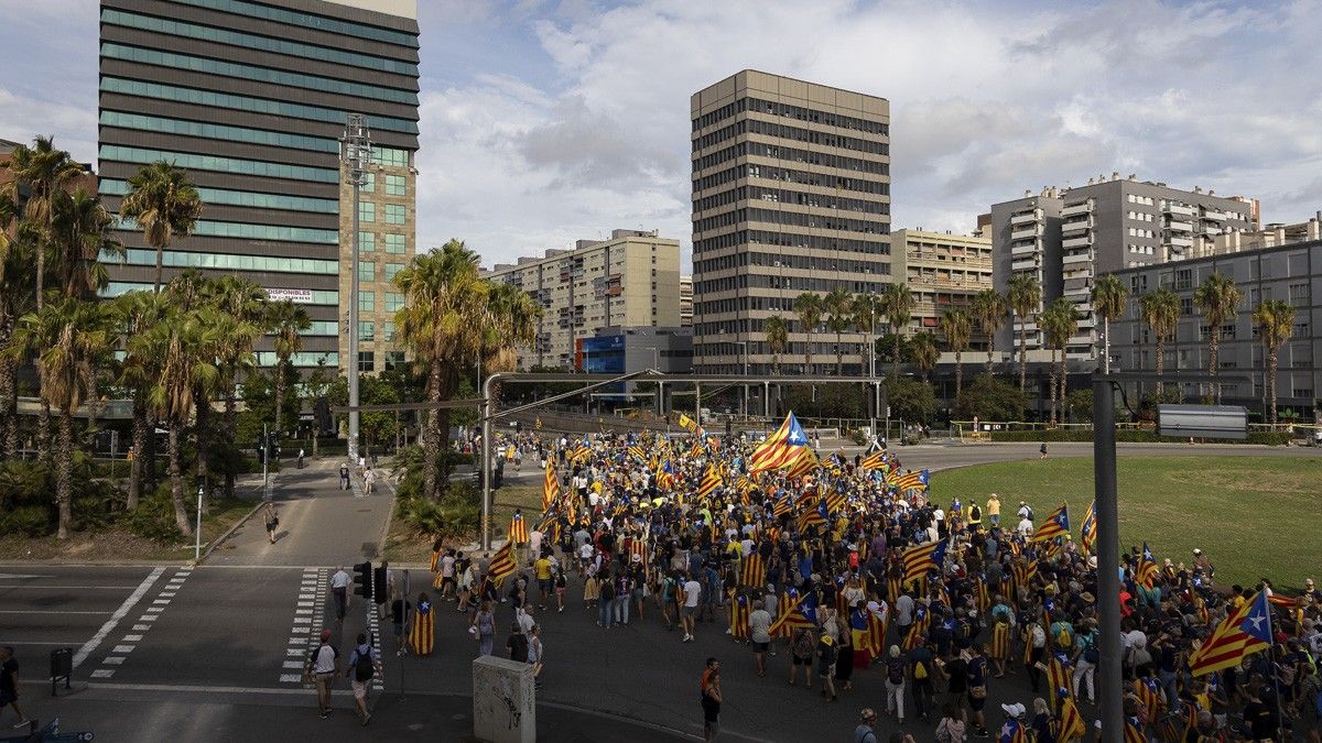 Manifestació de l'última Diada a Barcelona organitzada per l'ANC