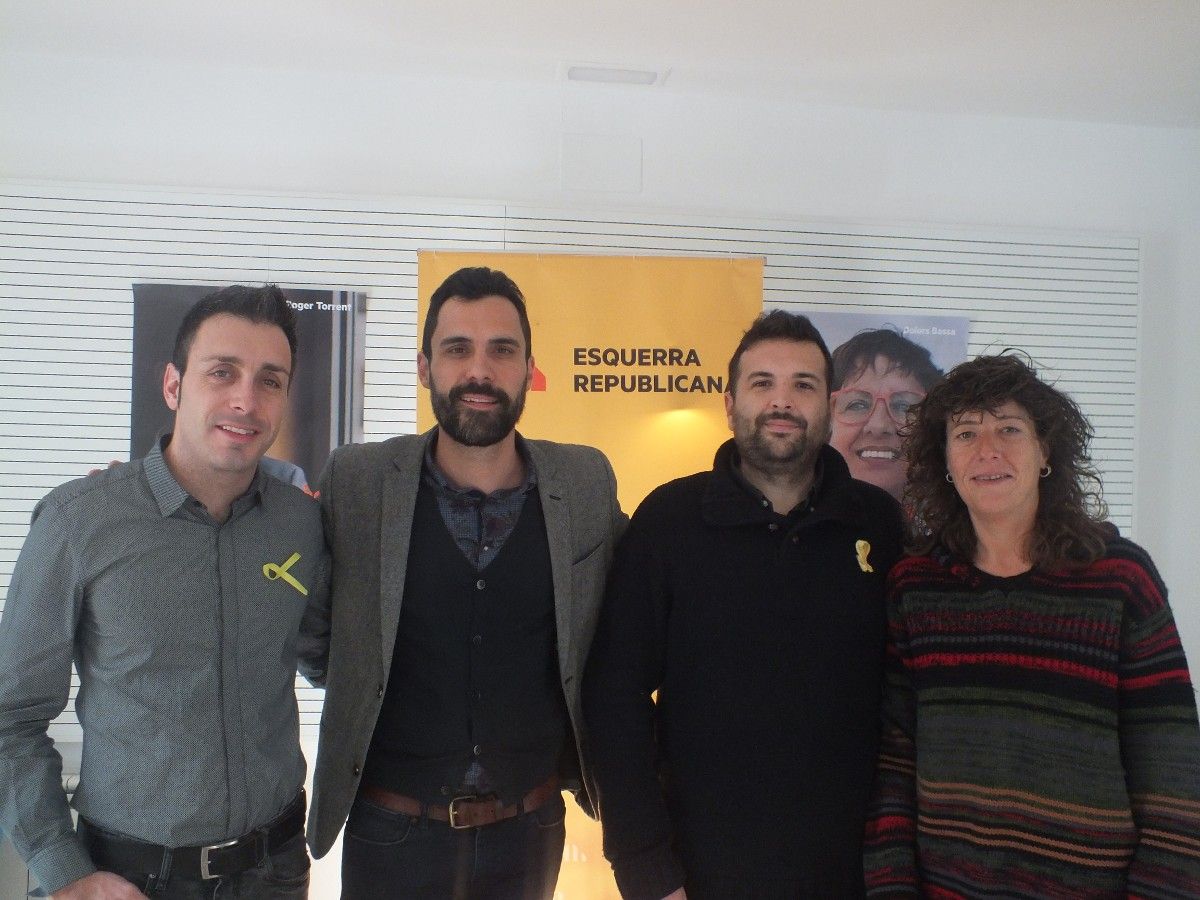 El candidat número dos per Girona d'ERC ha participat en l'últim acte dels republicans al Ripollès