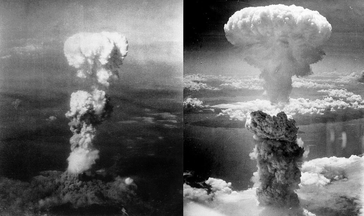 Els dos bolets atòmics d'Hiroshima i Nagasaki