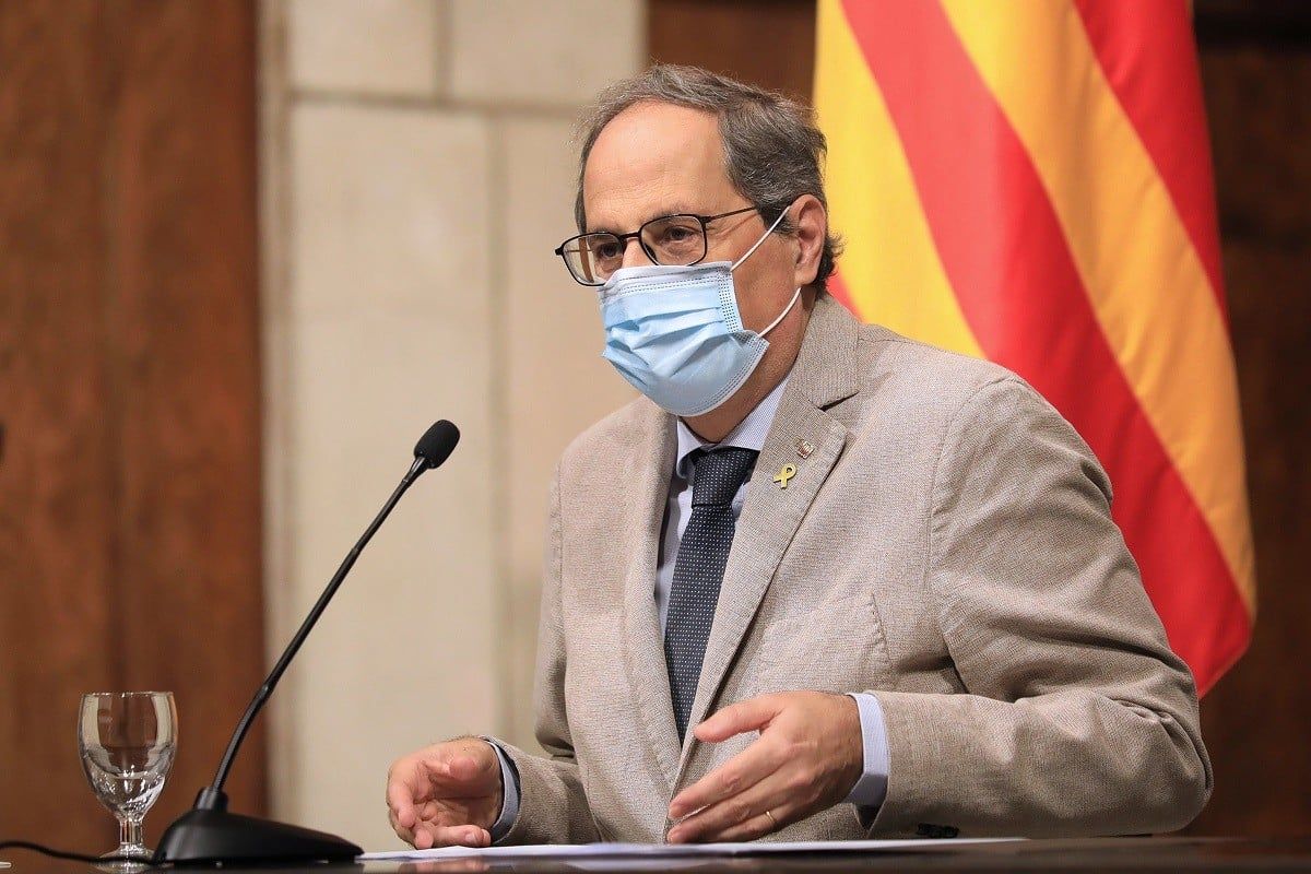 El president de la Generalitat, Quim Torra, en una imatge d'arxiu.