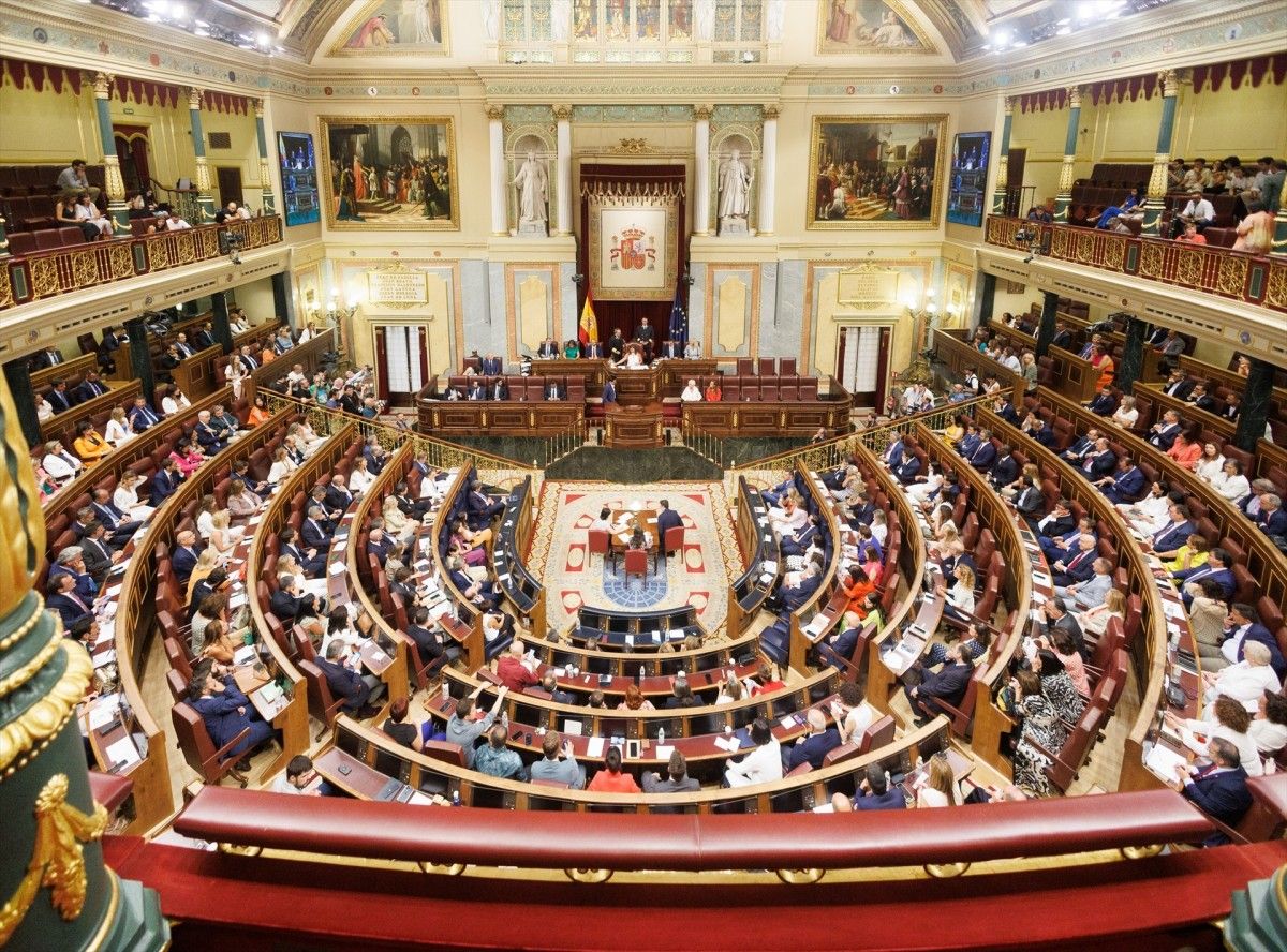 Sessió constitutiva de la quinzena legislatura al Congrés-