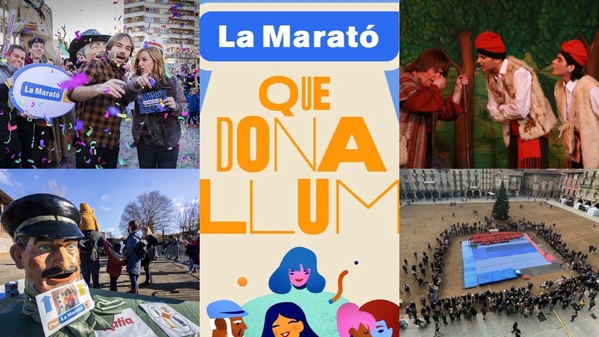 Activitats de 'La Marató' 2023 a Catalunya. 