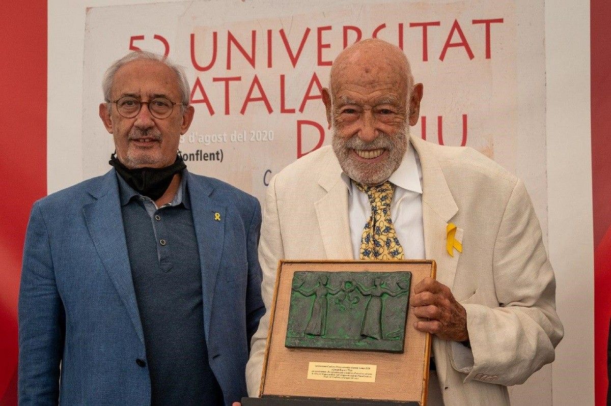 Josep Espar Ticó i Jordi Casassas a l'UCE.
