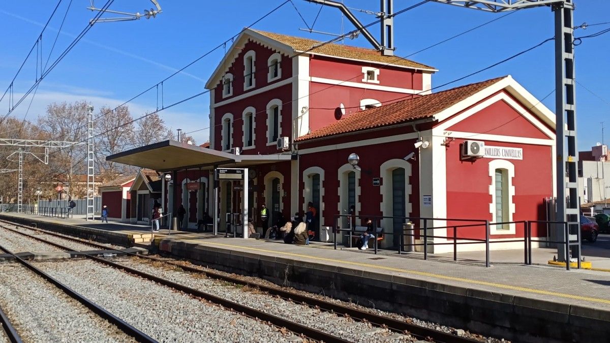 L'estació de Granollers-Canovelles.