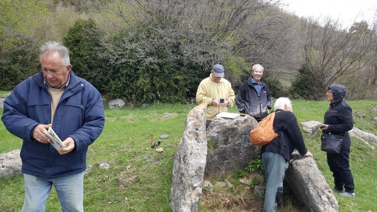 El dolmen descobert es manté en bon estat