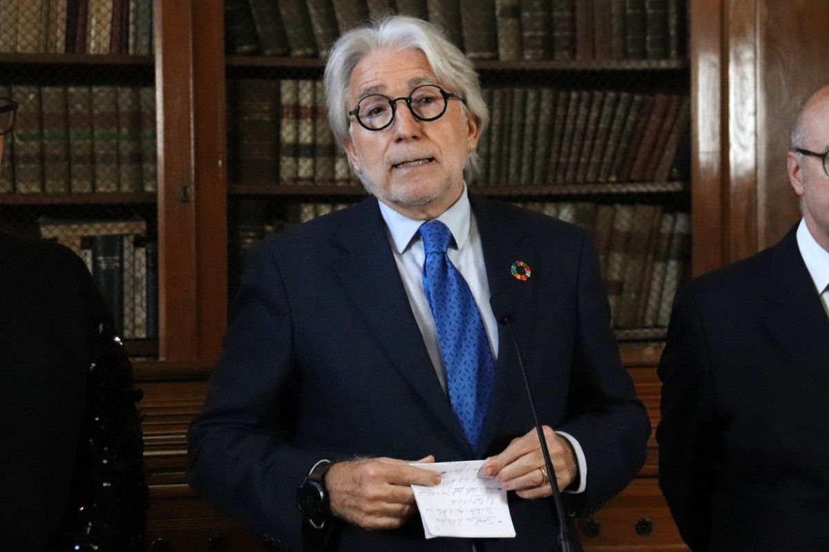 El president de Foment, Josep Sánchez Llibre.