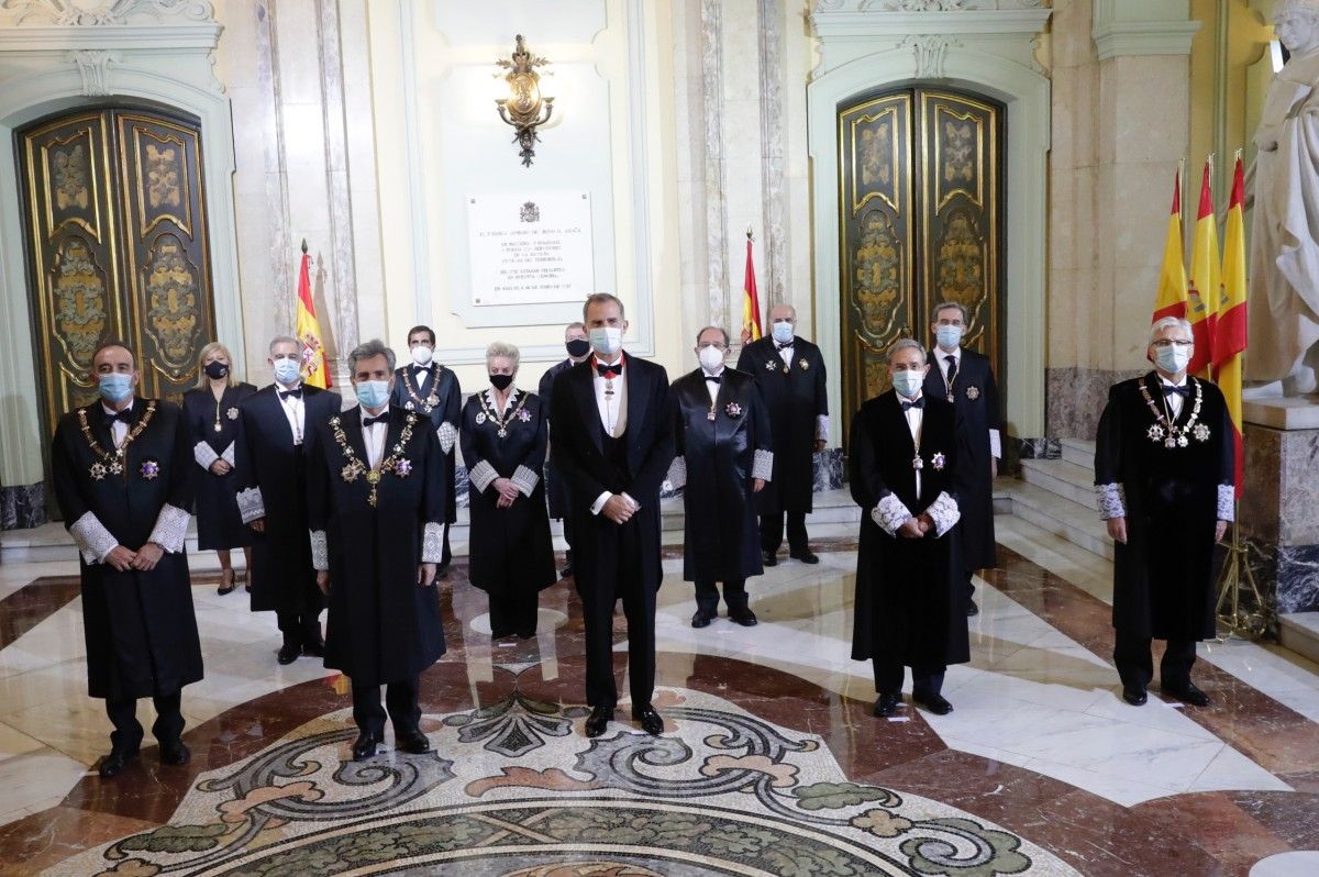 El rei Felip VI ha presidit l'obertura de l'any judicial. 