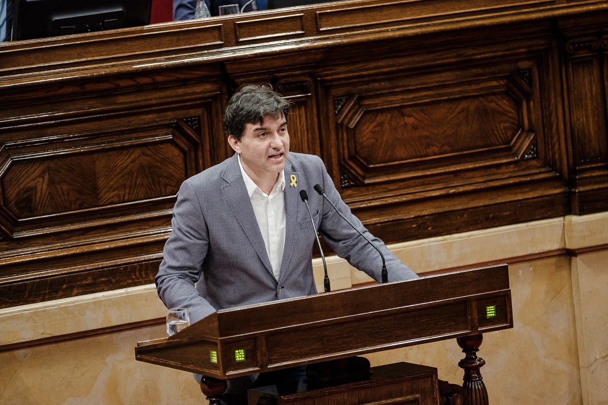 Sergi Sabrià, en una intervenció recent al Parlament.