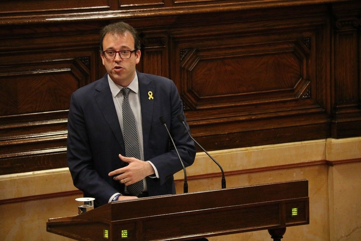 Marc Solsona, portaveu del PDECat, al Parlament.