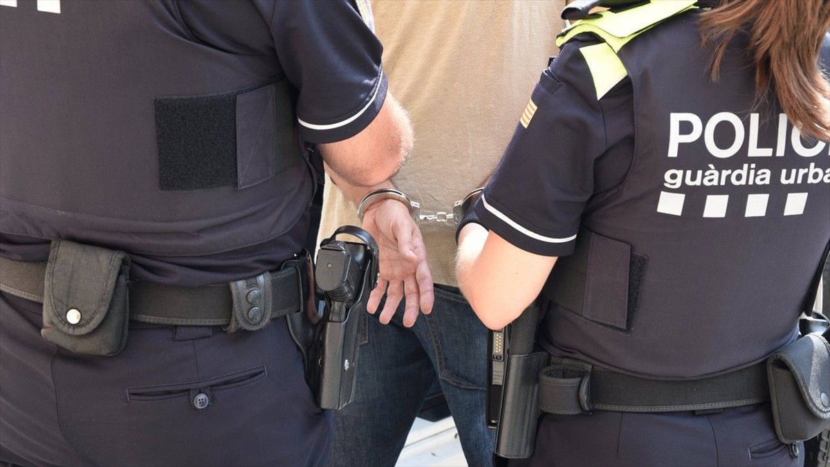 Detingut per la Guàrdia Urbana de Barcelona