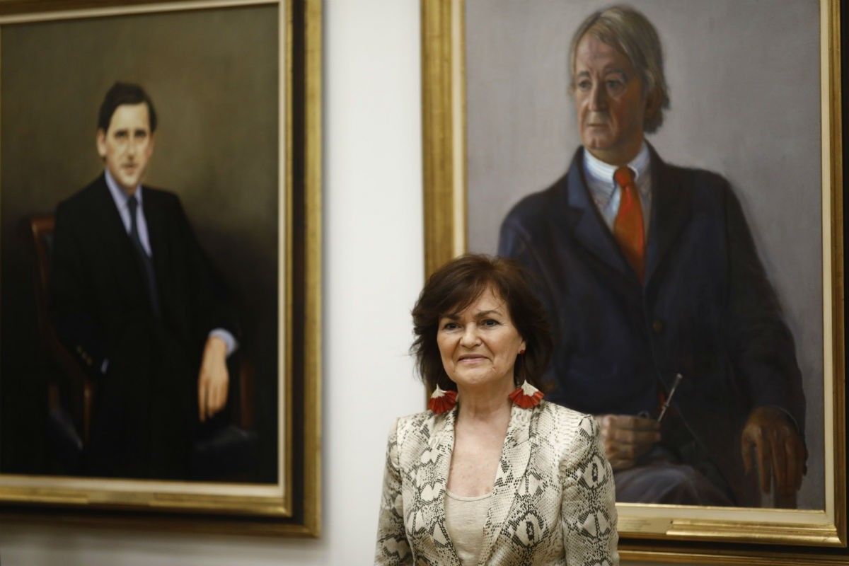 La vicepresidenta del govern espanyol, Carmen Calvo, en una imatge d'arxiu.