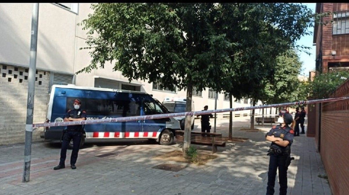 Dispositiu policial dels Mossos al Besòs