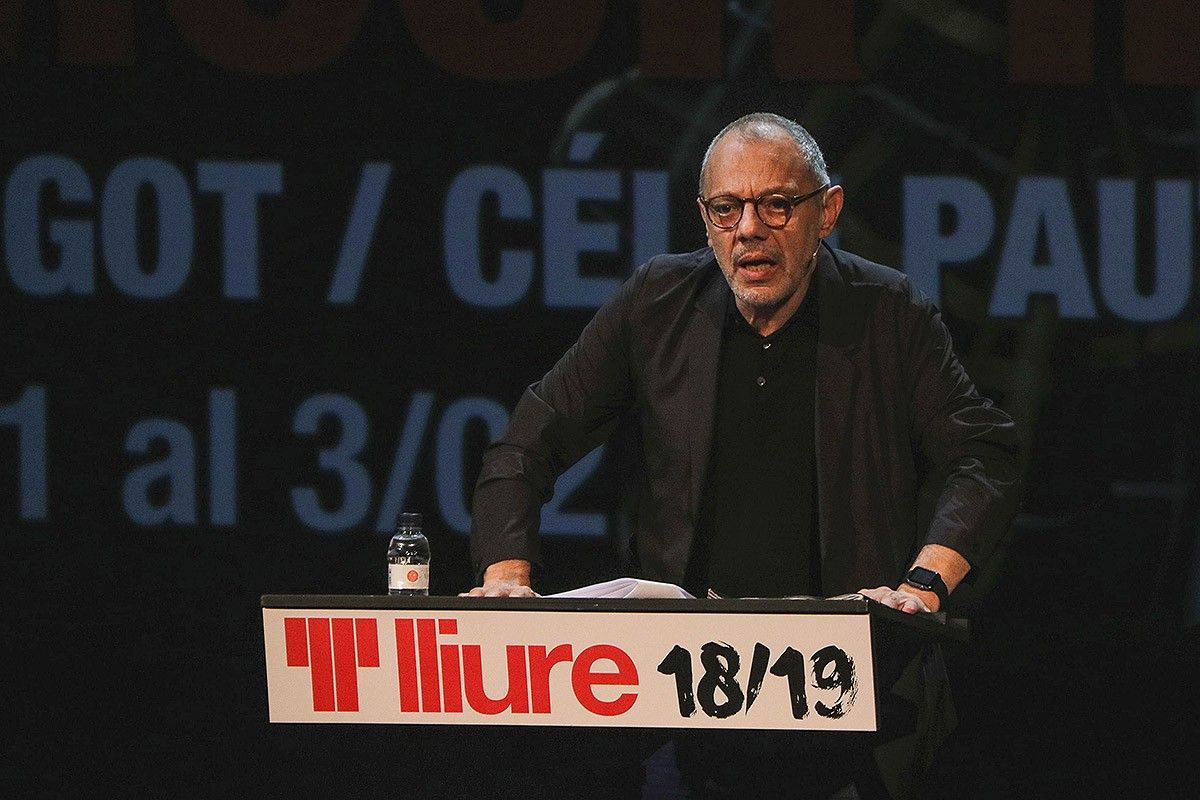 Lluís Pasqual, en la presentació de la temporada 2018-2019 del Teatre Lliure