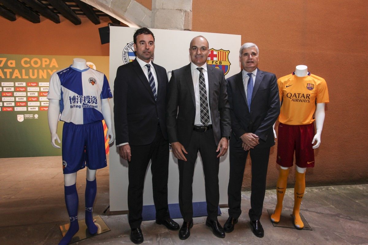 Presentació de la final de la Copa Catalunya de futbol 2016