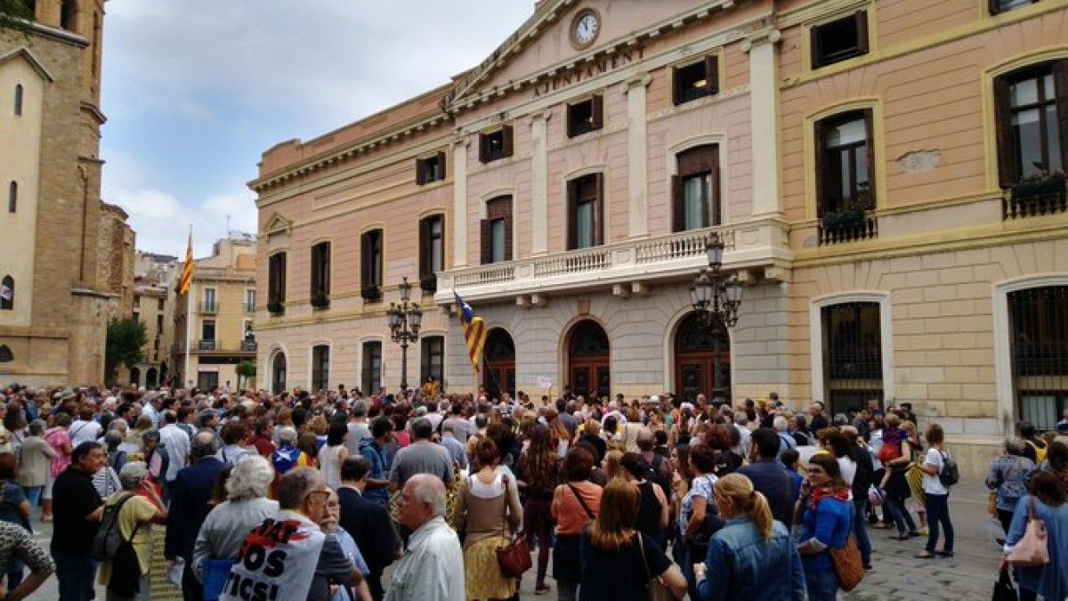 Concentració a la plaça Sant Roc de Sabadell