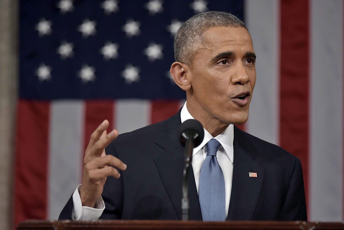 Barack Obama, durant un discurs 