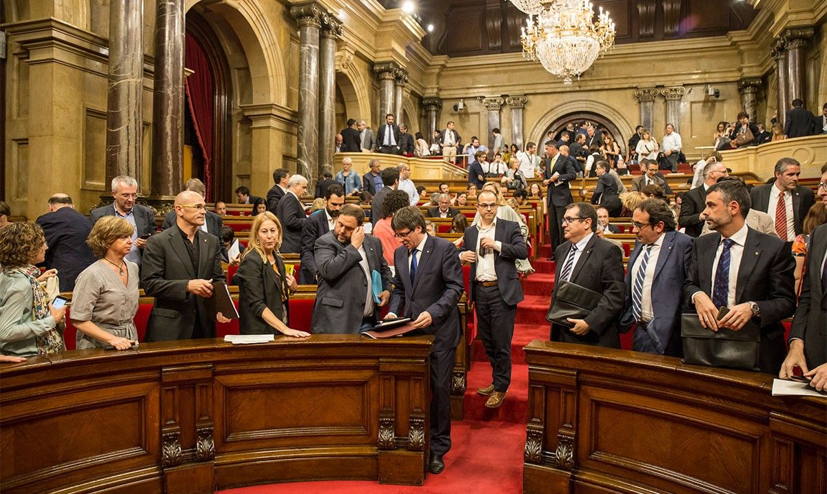 Carles Puigdemont, al Parlament