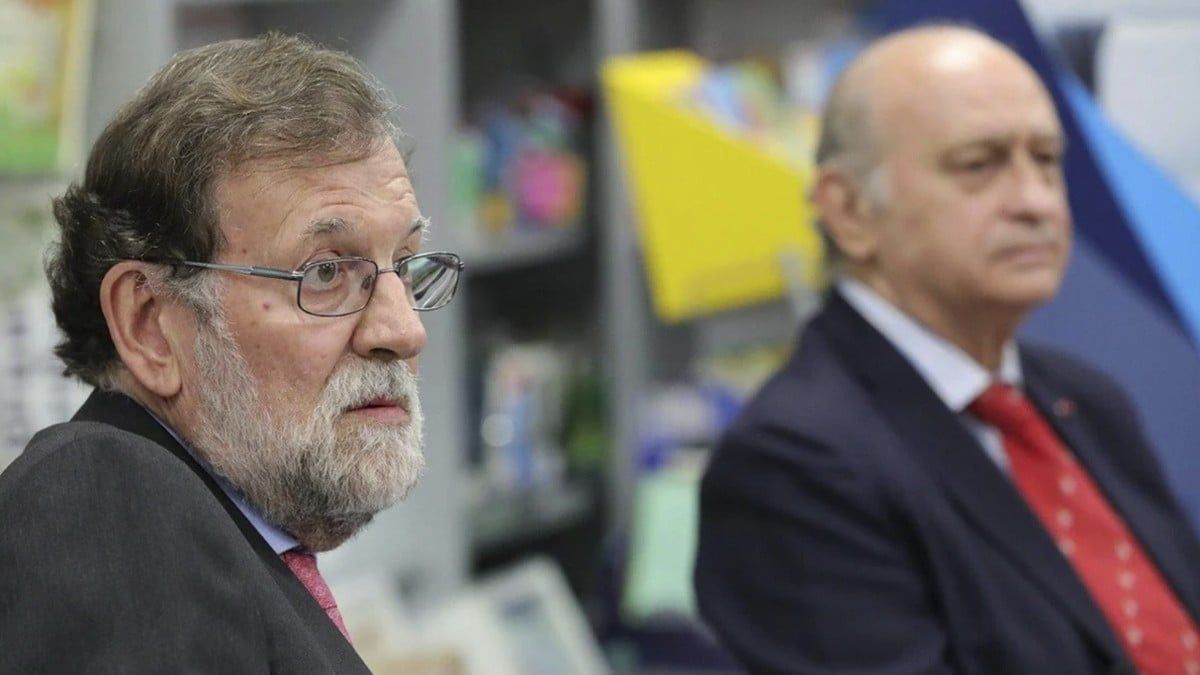 Mariano Rajoy i Jorge Fernández Díaz, aquest dijous a Madrid