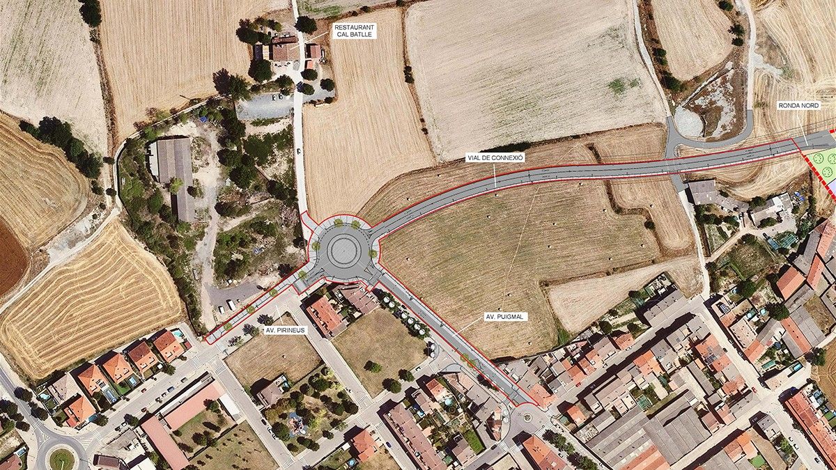 Projecte d'urbanització Ronda Nord de Manlleu.