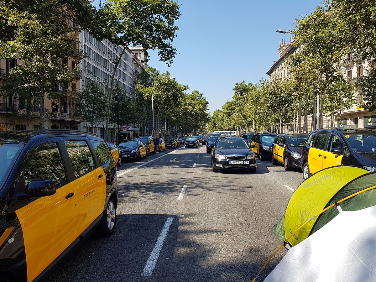 La vaga de taxistes ha perdut força aquest dimarts