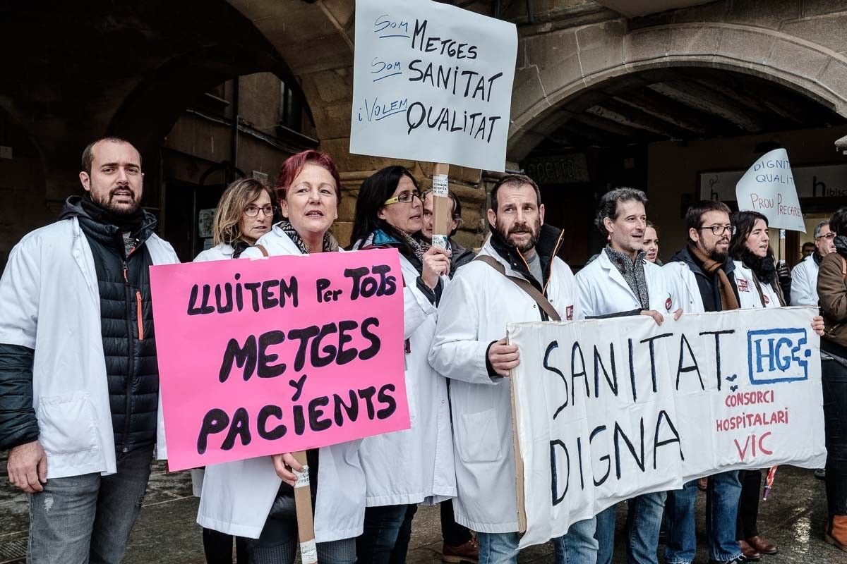 Manifestació de metges
