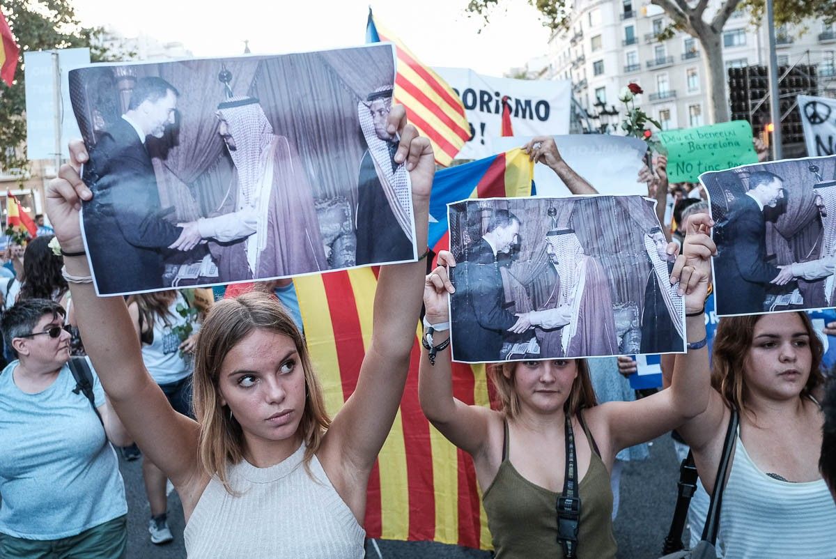Manifestació «No tinc por» a Barcelona, l'estiu de l'any passat.
