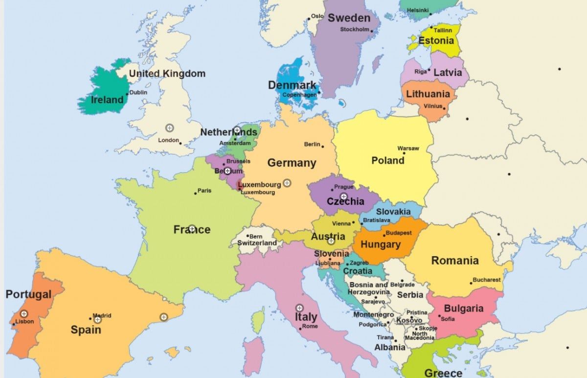 Mapa interactiu amb les restriccions a Europa