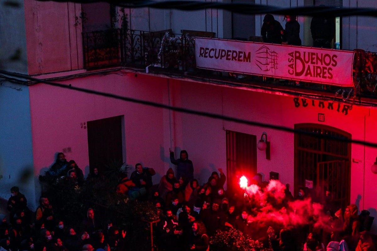 Resistència a l'intent de desallotjament de la Casa Buenos Aires