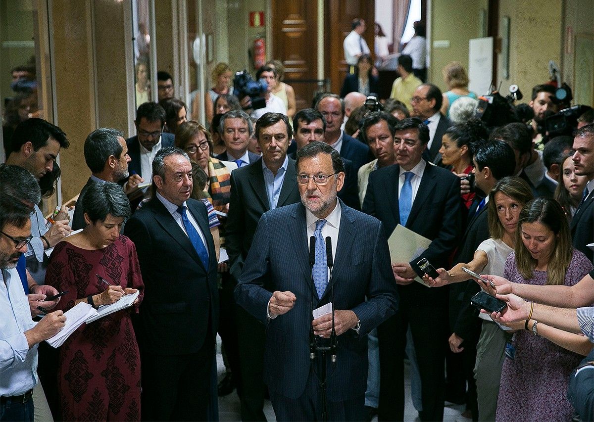 Mariano Rajoy, al Congrés dels Diputats, en una imatge d'arxiu