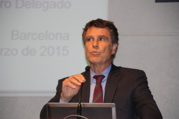 El conseller delegat de Banc Sabadell, Jaume Guardiola, ha participat en l'acte de presentació de l'informe de conjuntura d'Esade organitzat per 'EsadeAlumni'.