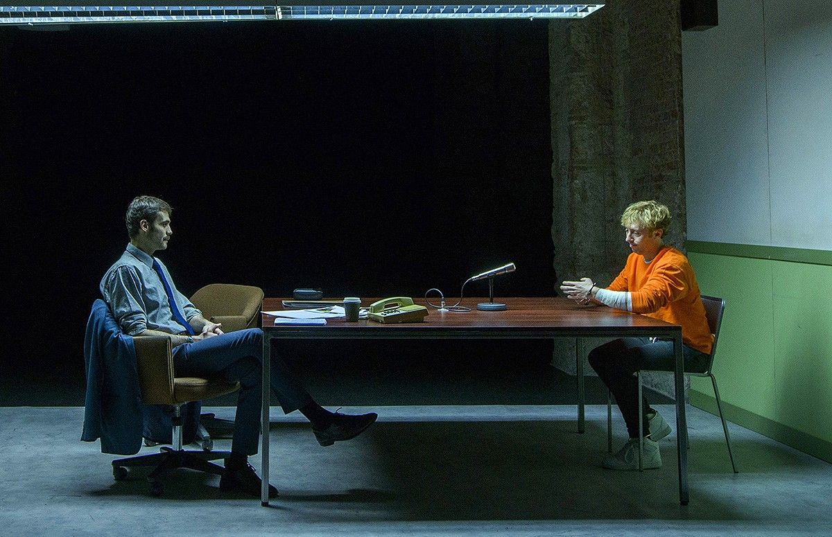Una escena de l'interrogatori que reprodueix «Port Arthur», de Jordi Casanovas