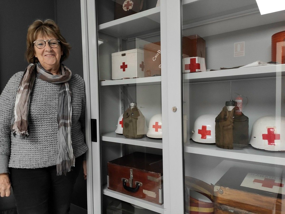La presidenta de Creu Roja Sabadell, Montserrat Font