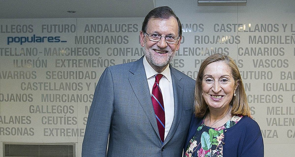 Mariano Rajoy, amb Ana Pastor