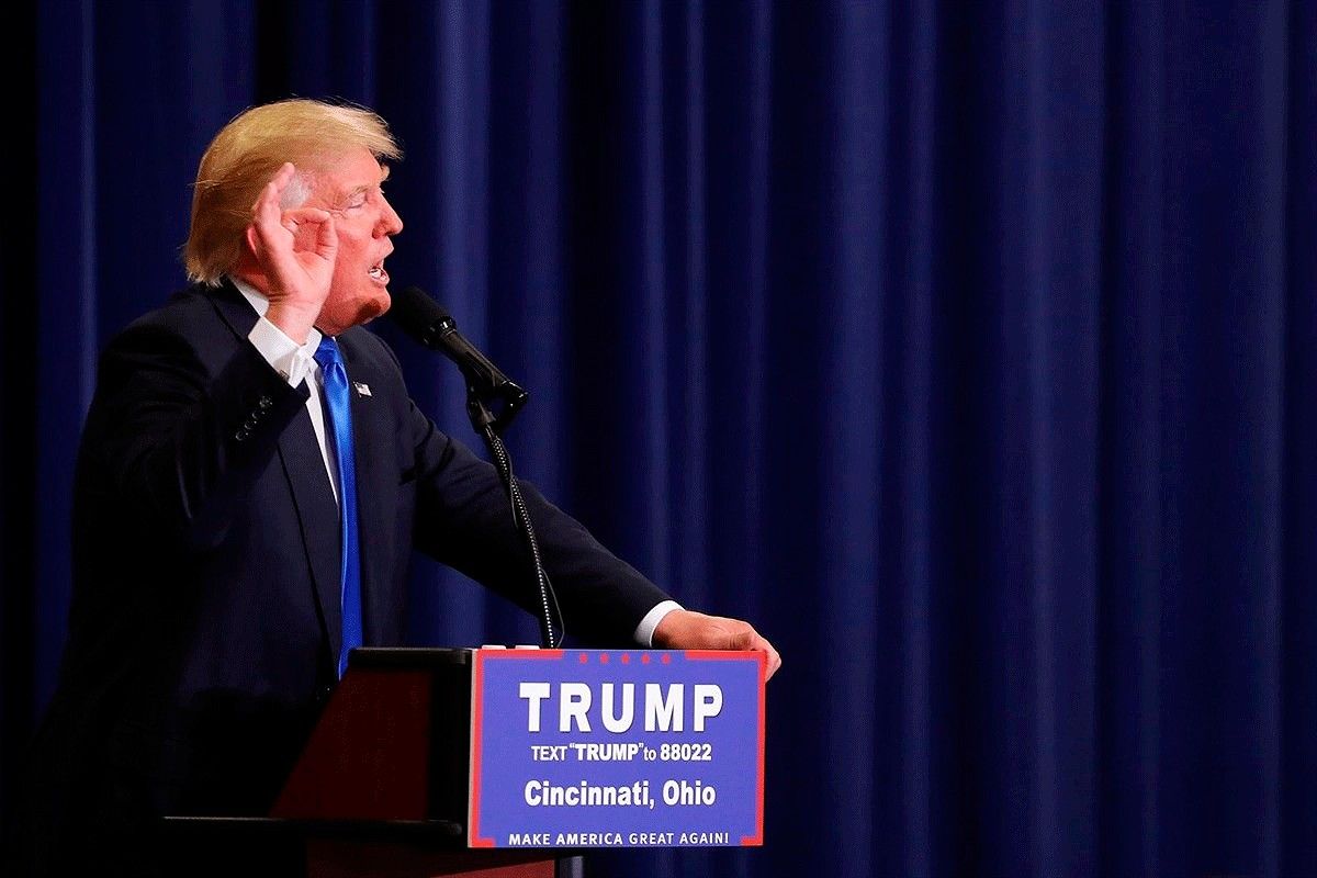 Donald Trump, a la convenció republicana d'Ohio