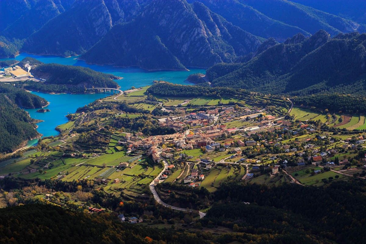 Sant Llorenç de Morunys i el pantà de la Llosa del Cavall