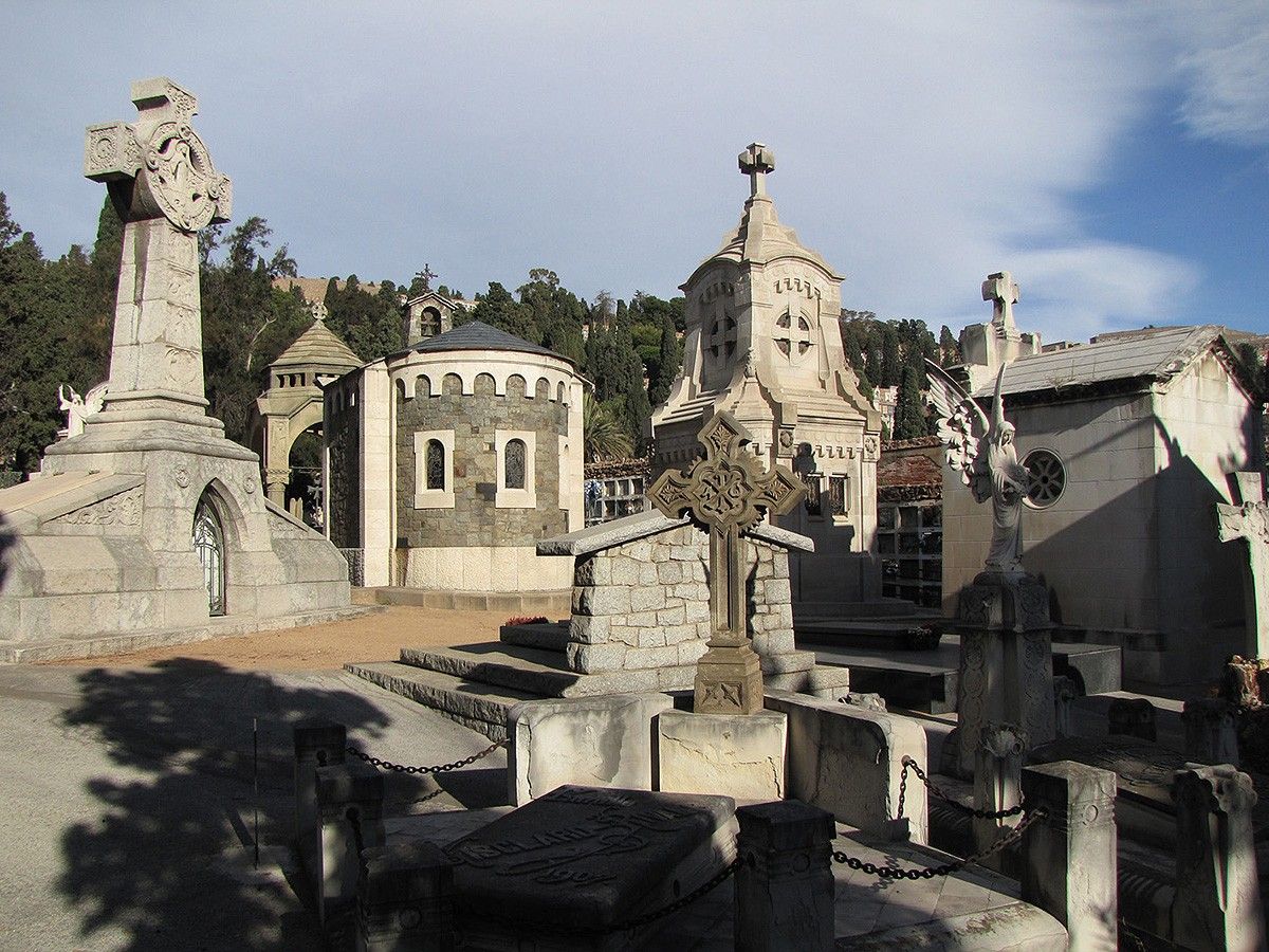 La part monumental del cementiri de Montjuïc
