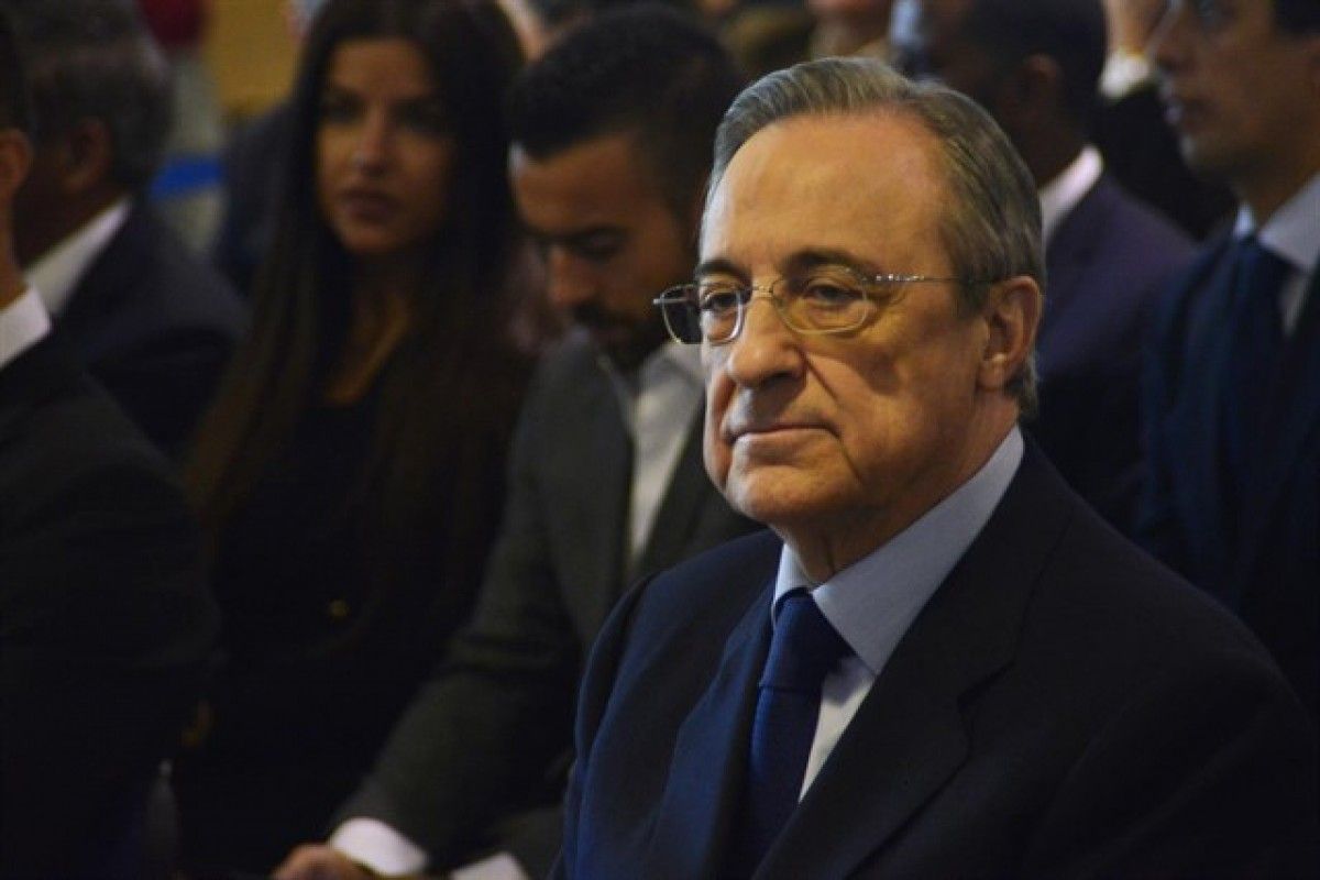 El president del Reial Madrid, Florentino Pérez, en una imatge d'arxiu