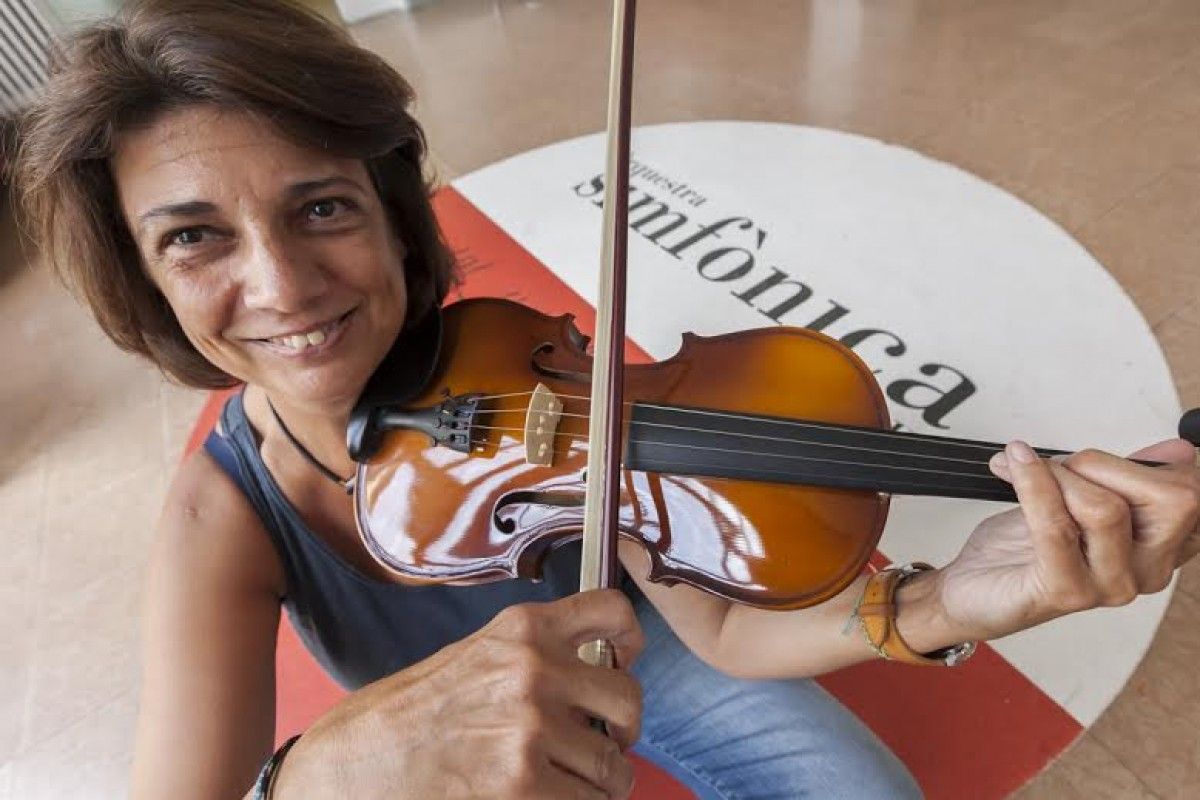 Canòlich Prats, violinista de l'OSV