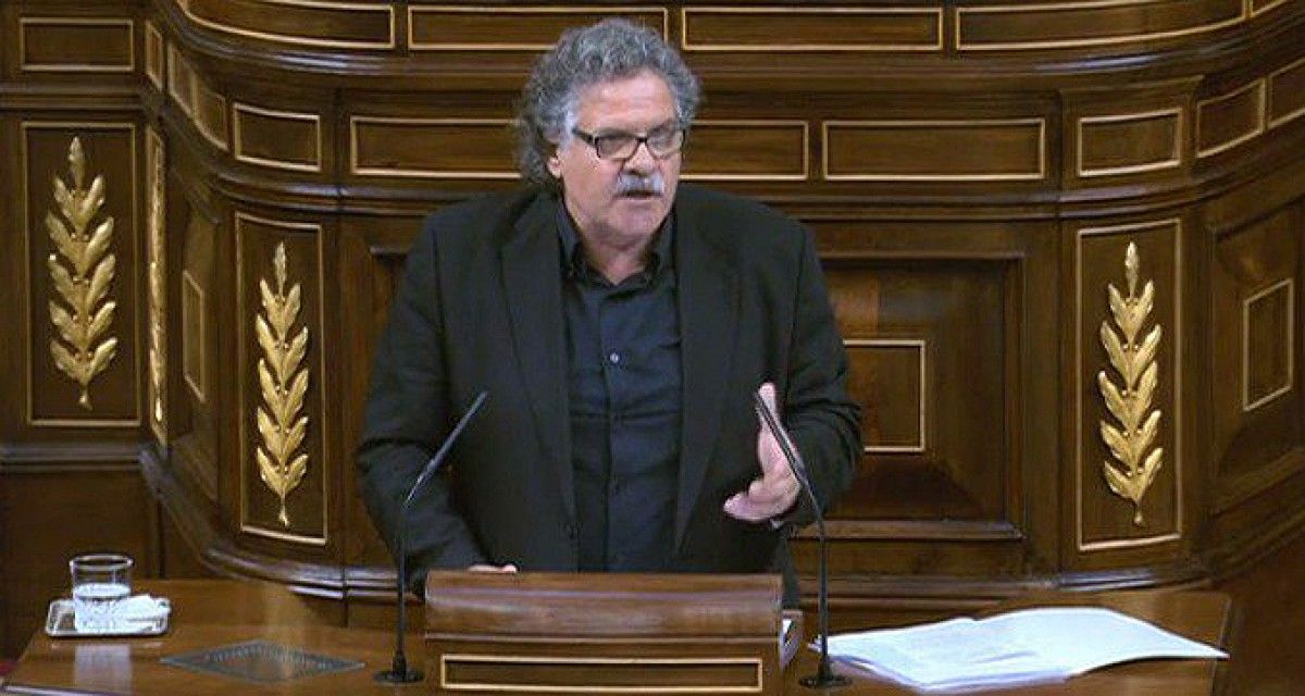 Joan Tardà, aquest dimecres al Congrés espanyol