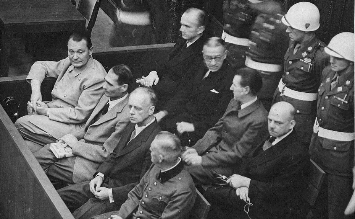 Els principals dirigents nazis jutjats als Judicis de Nuremberg