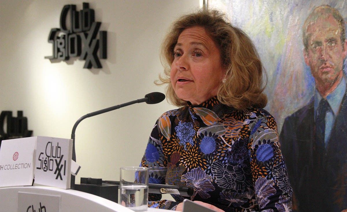 La fiscal general de l'Estat, Consuelo Madrigal