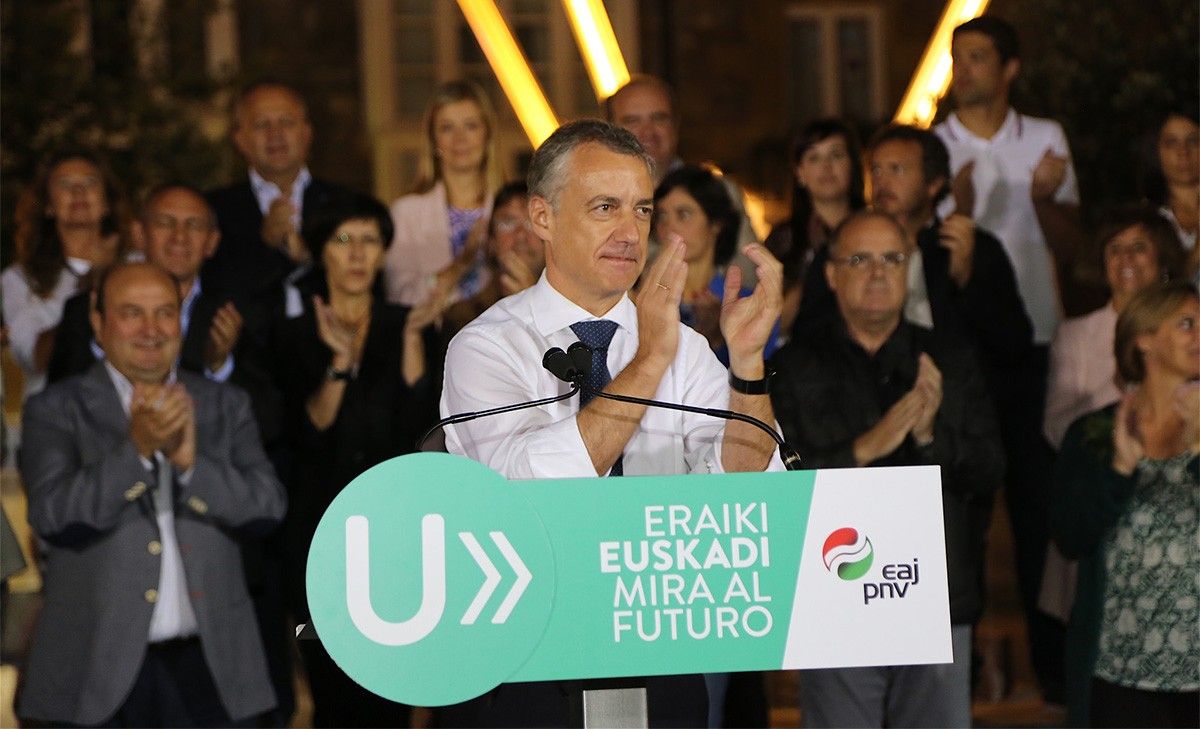 Iñigo Urkullu, candidat a la reelecció pel PNB