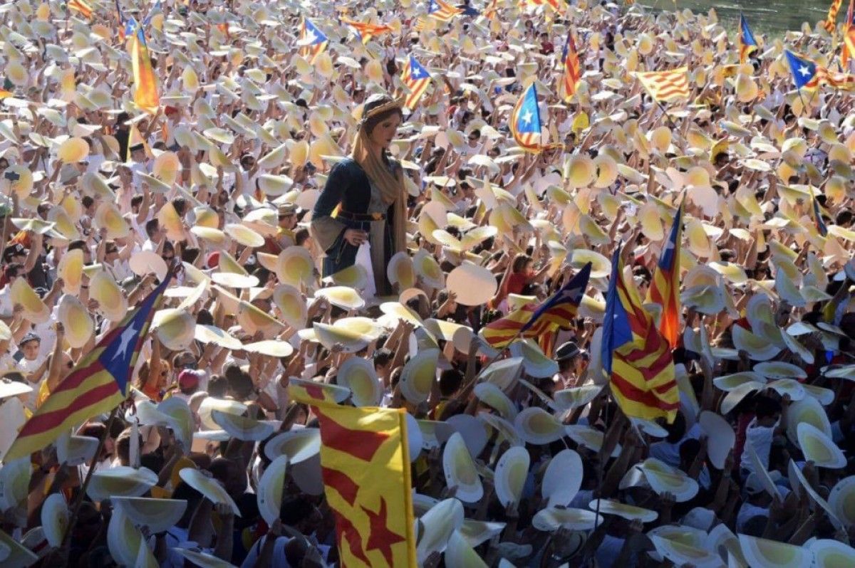 Manifestació històrica a Lleida