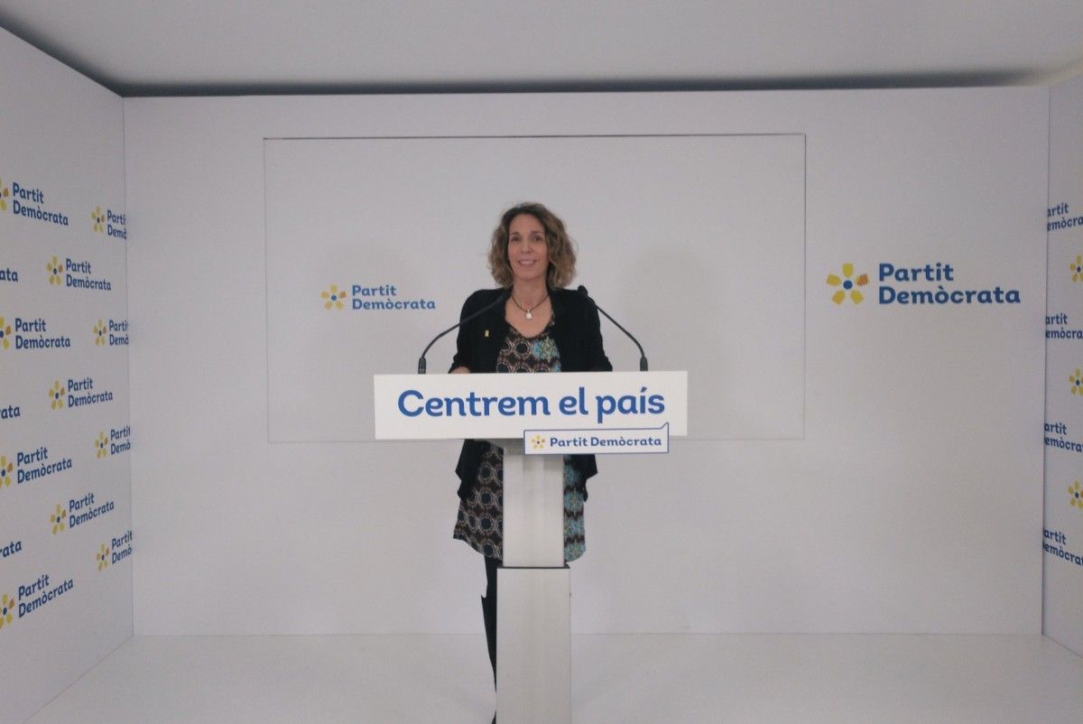 La candidata del PDECat a les eleccions del 14-F, Àngels Chacón.