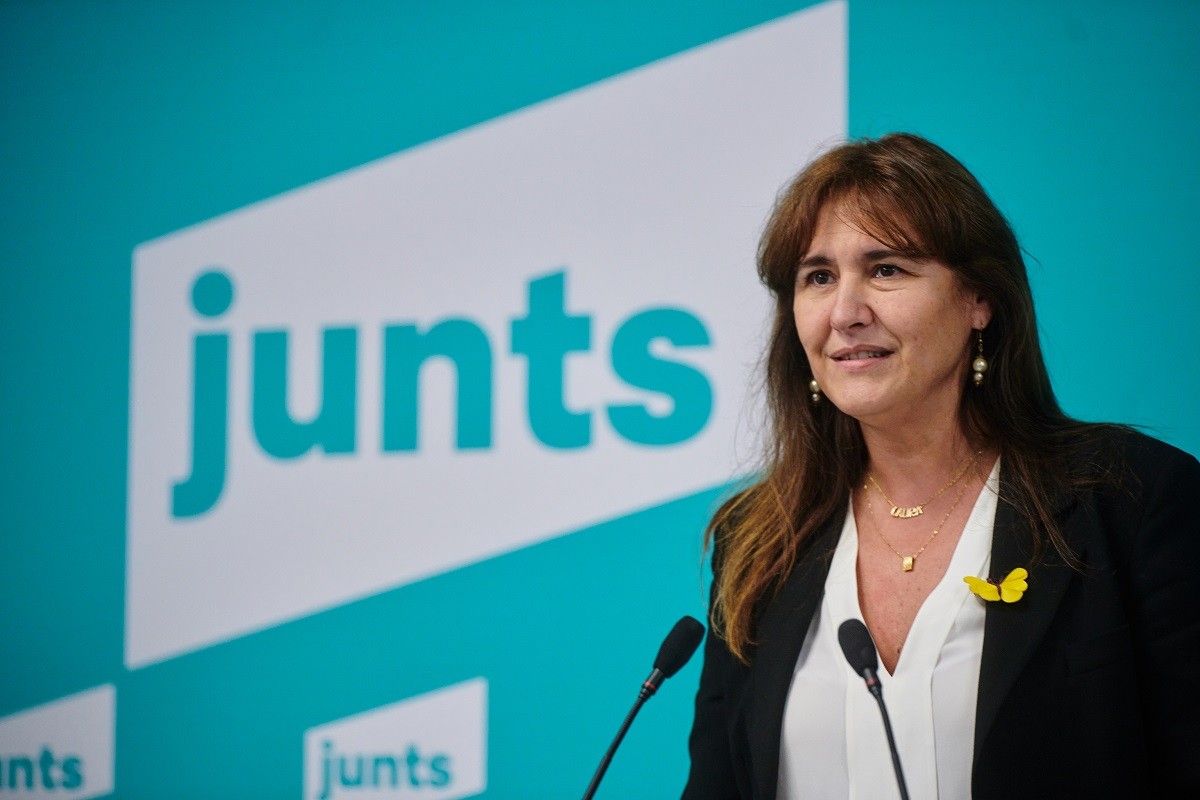 La presidenciable de Junts, Laura Borràs.