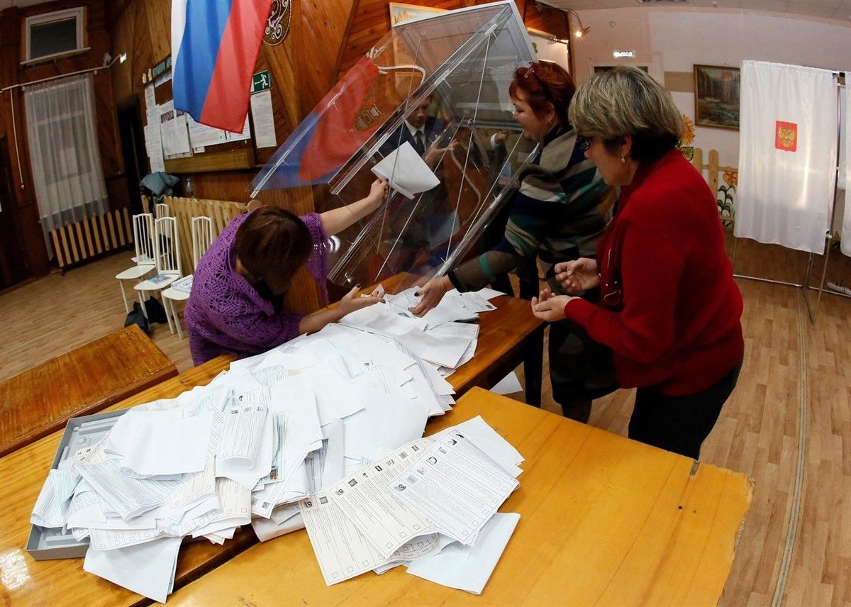 Recompte de vots a les legislatives russes