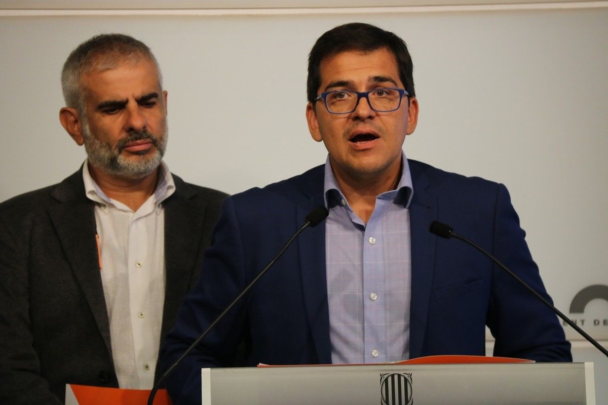 José María Espejo-Saavedra i Carlos Carrizosa, en roda de premsa
