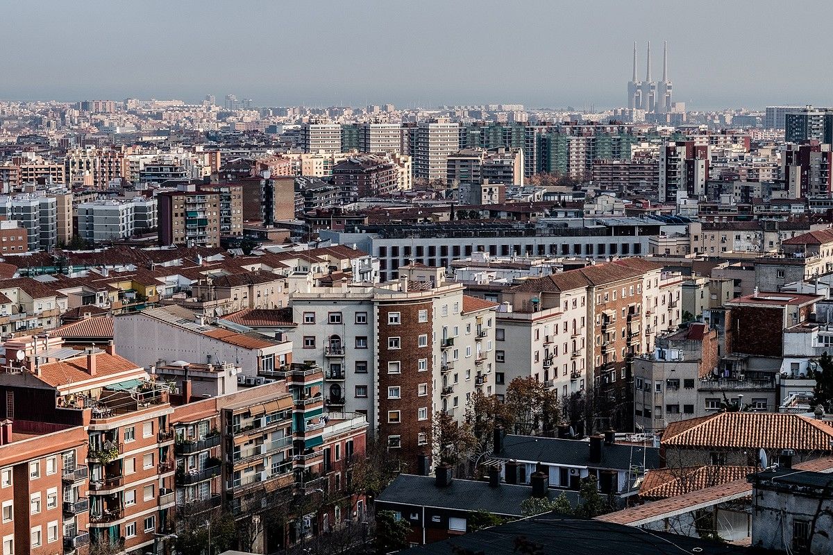 Vista de Barcelona des del Guinardó